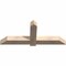Ekena Millwork Eugene Smooth Timber Gable Bracket, Douglas Fir, 60"W x 25"H x 5 1/2"D x 5 1/2"F, 10/12 Pitch GBW060X25X0606EUG00SDF - alternate 4